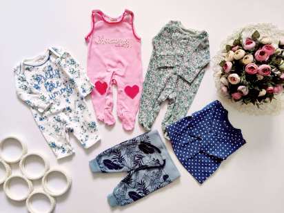 0-3 міс, зріст 56,62 Новий реглан з теплими штанами і три чоловічки