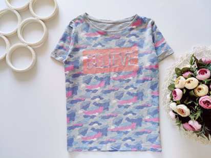 10,11 років, зріст 140,146 Футболка камуфляжного забарвлення