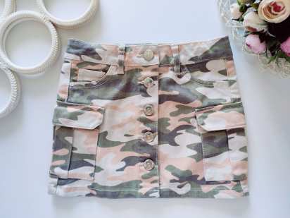 5 років, зріст 110 Спідниця камуфляжного забарвлення