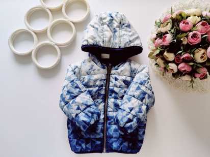 6,9 міс, зріст 74 Демісезонна курточка на синтепоні