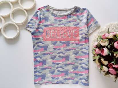 9,10 років, зріст 140 Футболка камуфляжна