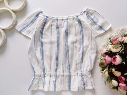 8 лет, рост 128 Хлопковая блуза