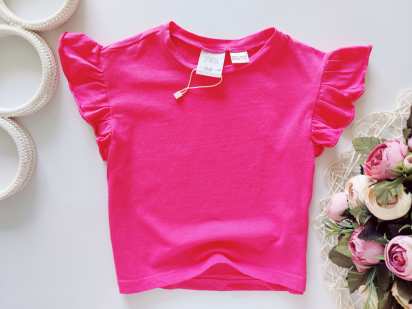 12,18 мес, рост 86 Розовая футболка