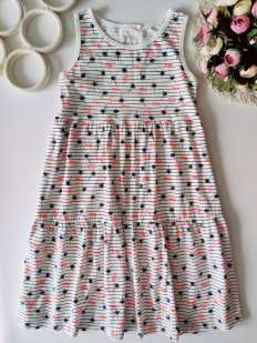 14 років, зріст 164 Нова літня трикотажна сукня у пальмах