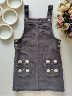 4,5 лет, рост 104,110 Вельветовый сарафан