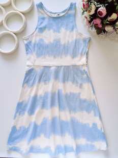 8,10 лет, рост 134,140 Сарафан небесный