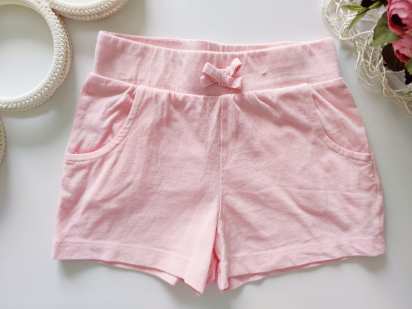 4,5 років, зріст 104,110 Рожеві трикотажні шорти