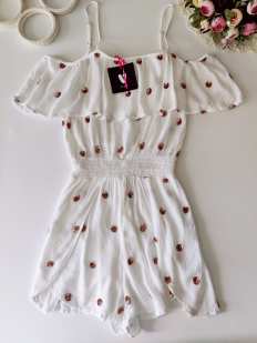 8-ка Білий ромпер By Very