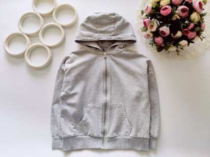 7 лет, рост 122 Теплая кофта с начесом