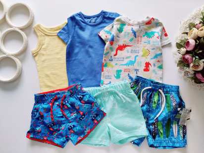 3,6 міс Нові шорти з футболками для малюка