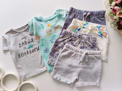 6,9 міс Шорти з футболками для малюка
