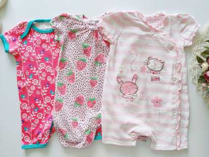 3,6 міс Комплект літніх ромперочків