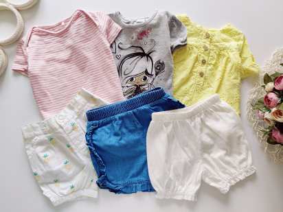 6,9 мес Набор шорт с футболками