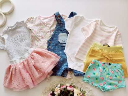 0-3 міс Набір гарних фірмових речей для новонародженої