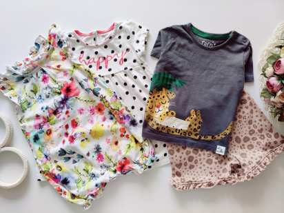 9,12 мес Платье, боди, шорты, футболка