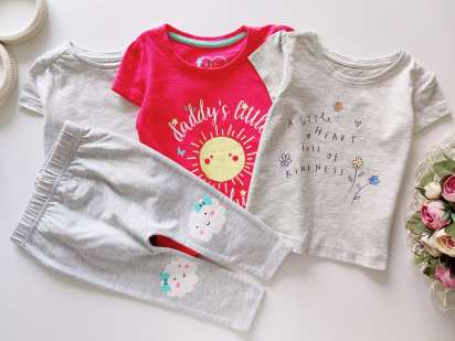 9,12 мес Новые футболки и лосины