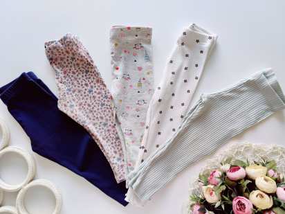 12,18 мес, рост 80,86 Набор с 5-ти лосин