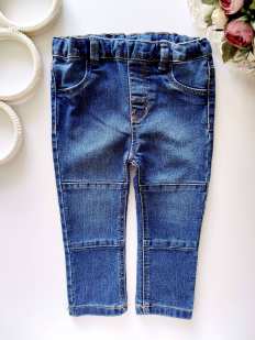 12,18 міс, зріст 86 Стрейчові джинси на гумці