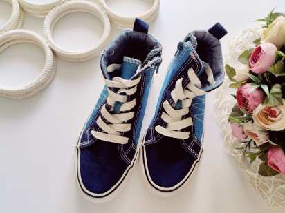 32 (21 см) Джинсові хайтопи