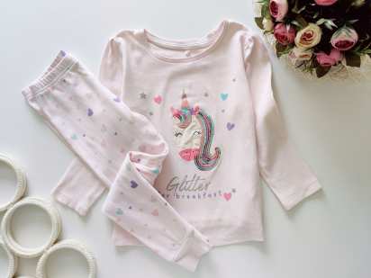 4,5 лет, рост 104,110 Пижама с единорожком