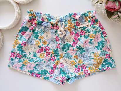 12,18 міс, зріст 86 Квіткові шорти