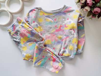 2,3 года, рост 92,98 Костюм в единорогах