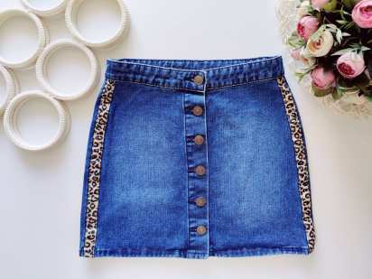 8,9 років, зріст 128,135 Джинсова дитяча спідниця