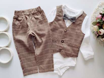 12,18 міс, зріст 80,86 Ошатний костюм з боді