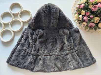 9,12 міс, зріст 80 Хутряний жилет