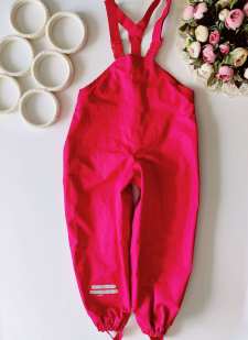 5,6 лет, рост 110,116 Зимний полукомбинезон на флисе