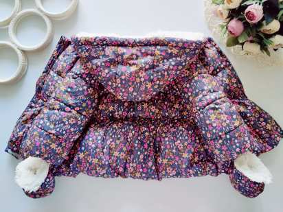 6,9 міс Тепла куртка з рукавичками