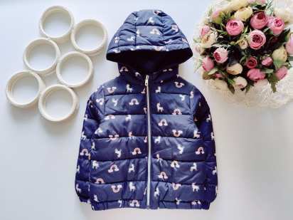 18,24 міс, зріст 92 Демісезонна куртка в одноріжках