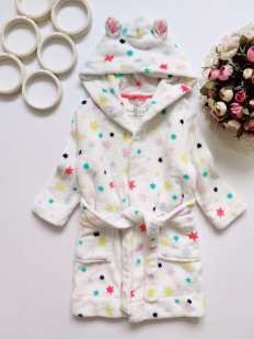 3,4 года, рост 98,104 Халат в звездах