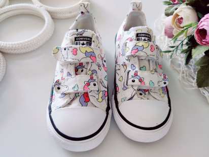 25\26 (16,5 см) Кеди в єдинорогах на липучці