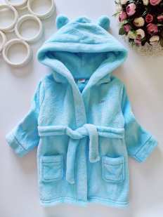 12,24 мес, рост 86,92 Пушистий мятный халат