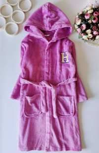 9,10 лет, рост 140 Качественный детский халат