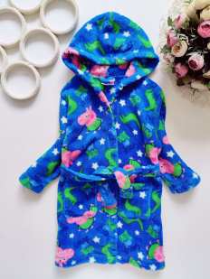 2,3 роки, зріст 92,98 Детский халат с Джорджем из м.ф Свинка Пеппа