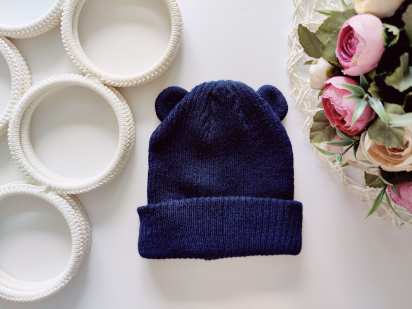 6,12 міс, Шапка подвійної машинної в'язки