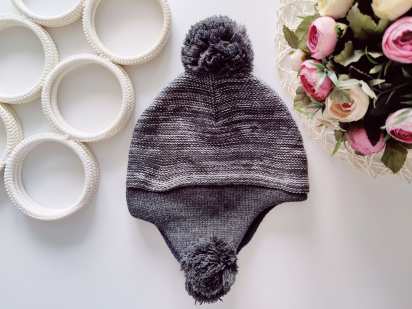 4,7 років, Нова тепла зимова шапка на флісі