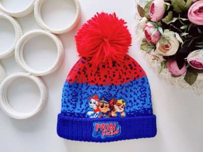 6-10 років, Тепла шапка подвійної в'язки Щенячий патруль