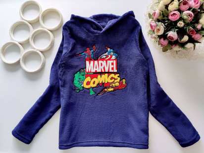 11 років, зріст 146 Меховушка з капюшоном людина павук