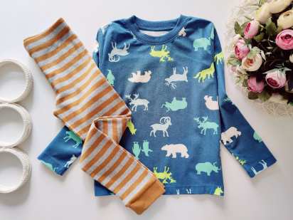 4,5 лет, рост 110 Новая наборная пижама