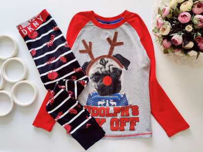 10,12 лет, рост 146,152 Пижама детская наборная