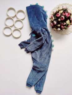 3,4 роки, зріст 98,104 Теплий кігурумі динозавр