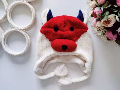 3-6 років, Зимова дитяча шапка на флісі