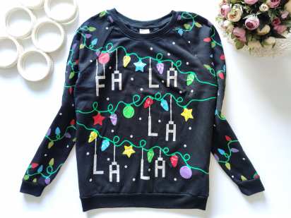 11,13 лет, Свитшот на флисе мигает