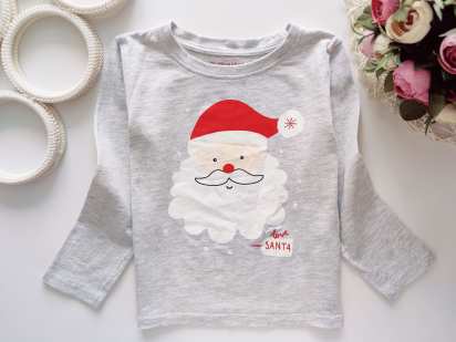 2,3 роки, зріст 98 Новорічний реглан з дід морозом