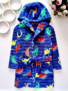 3,4 года, рост 98,104 Красивый теплый халат