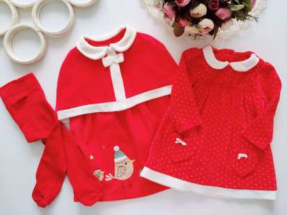 6,9 міс Набір новорічних речей дівчинці