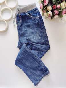 13 років, зріст 158 Утеплені джинси на резинці